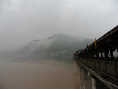 烟雨楼阁 旅行 白帝城 古典