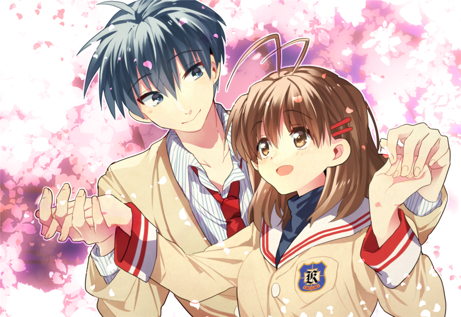 【id=415088】clannad 团子大家族 p站 冈崎朋也 古河渚 动漫 二次元 美如画 插画 神作 催泪动漫 治愈动漫