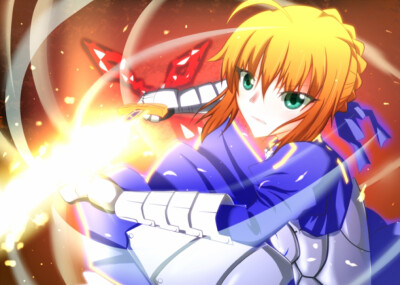 saber 吾王 阿尔托利亚·潘德拉贡 亚瑟王 fate stay night &amp;amp; fate zero 系列