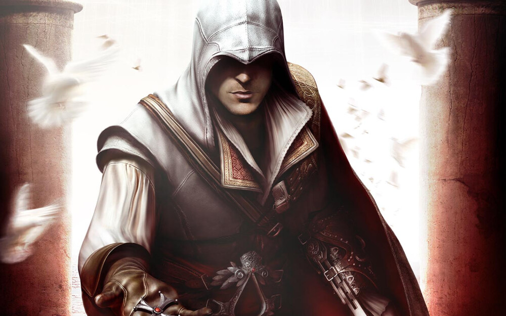 手中圣殿骑士的项链 致敬逝去的Ezio！！！