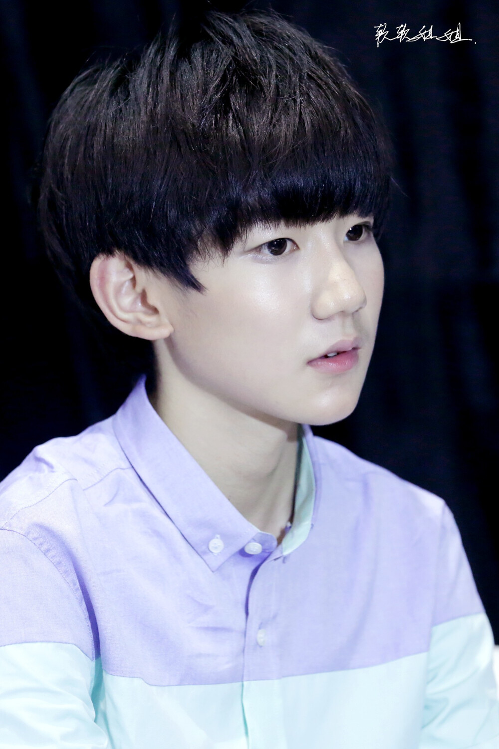 TFBOYS王源 140805 《热力赛车》发布会 cr:Your软软姐姐