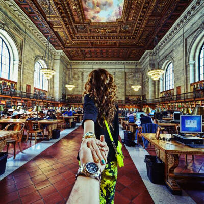 the NYC Public Library