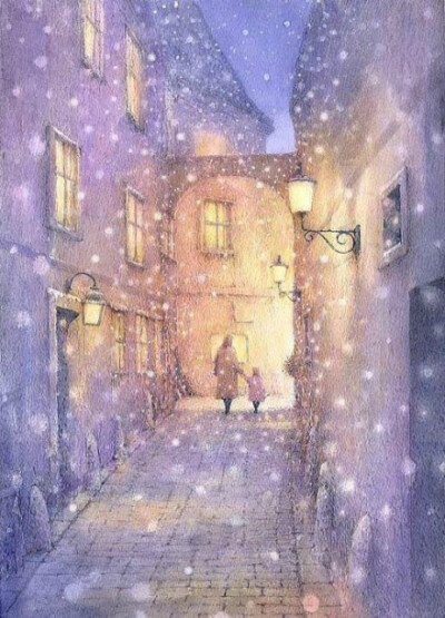 放空的心，是最好的礼物；独走的路，是最美的风景——日本水彩画家Ryoyu Fukui