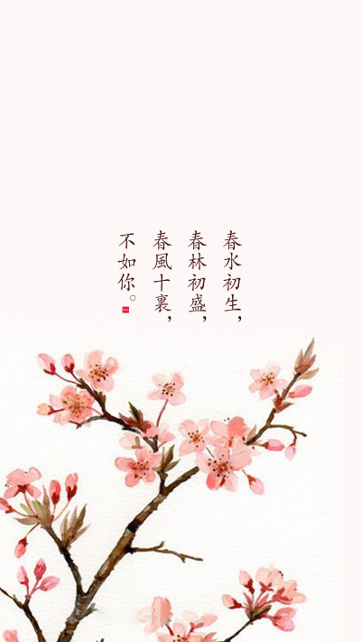 桃花壁纸 iphone壁纸