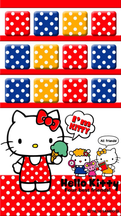 #hello kitty#苹果6高清壁纸，#iPhone 6 plus高清壁纸，#不是高清我不发，更多同系列见我主页，#不一样的凯蒂猫，#猫迷珍藏hello kitty