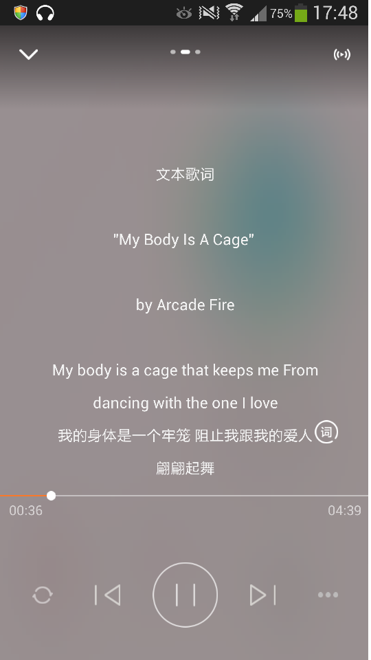 my body is cage#正在听的歌#