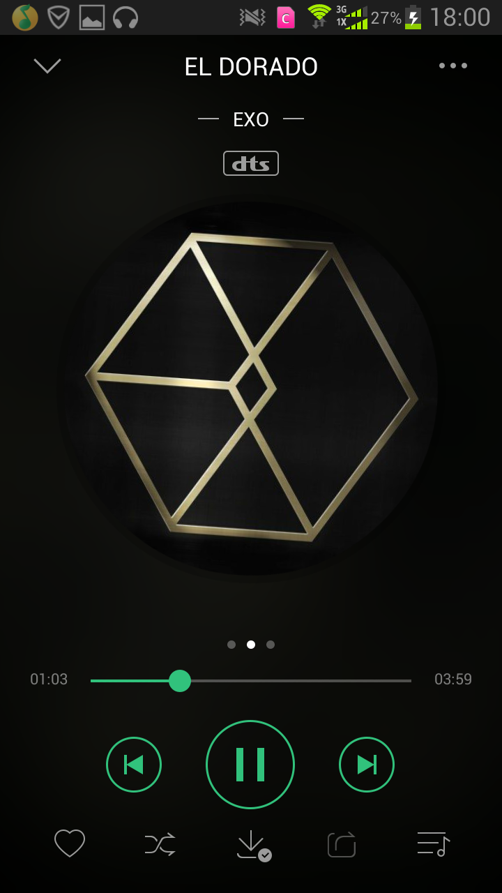 #正在听的歌#EXO el dorado