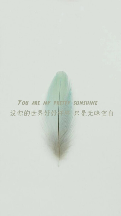 my sunshine 张杰 歌词壁纸 iPhone壁纸 何以笙箫默