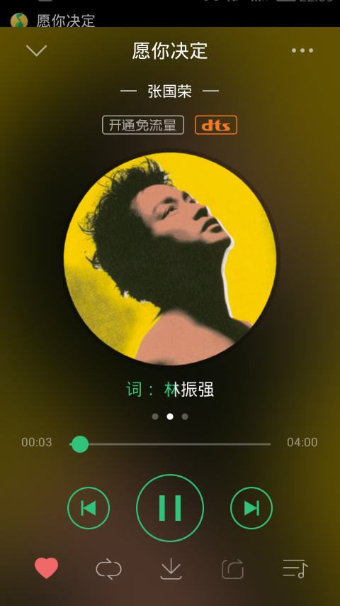 正在听的歌#张国荣《愿你决定》这首歌的歌词,就像是哥哥的告别一般