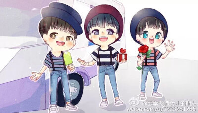 tfboys 动漫图