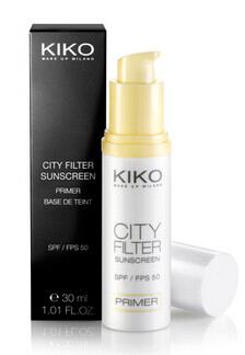 阿玛尼走秀御用化妆品牌KIKO CITY FLTER 50倍防晒霜。并不油腻~夏天马上就要到啦。