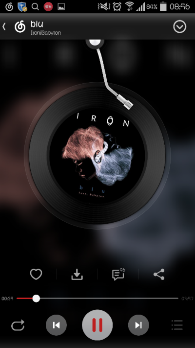 #正在听的歌#iron blu赞赞，iron的声音克里斯马哦