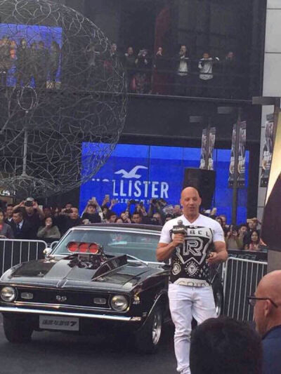 Vin Diesel in Beijing.