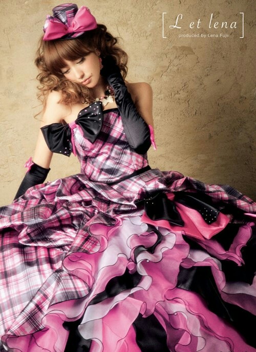 藤井莉娜 婚纱 礼服
