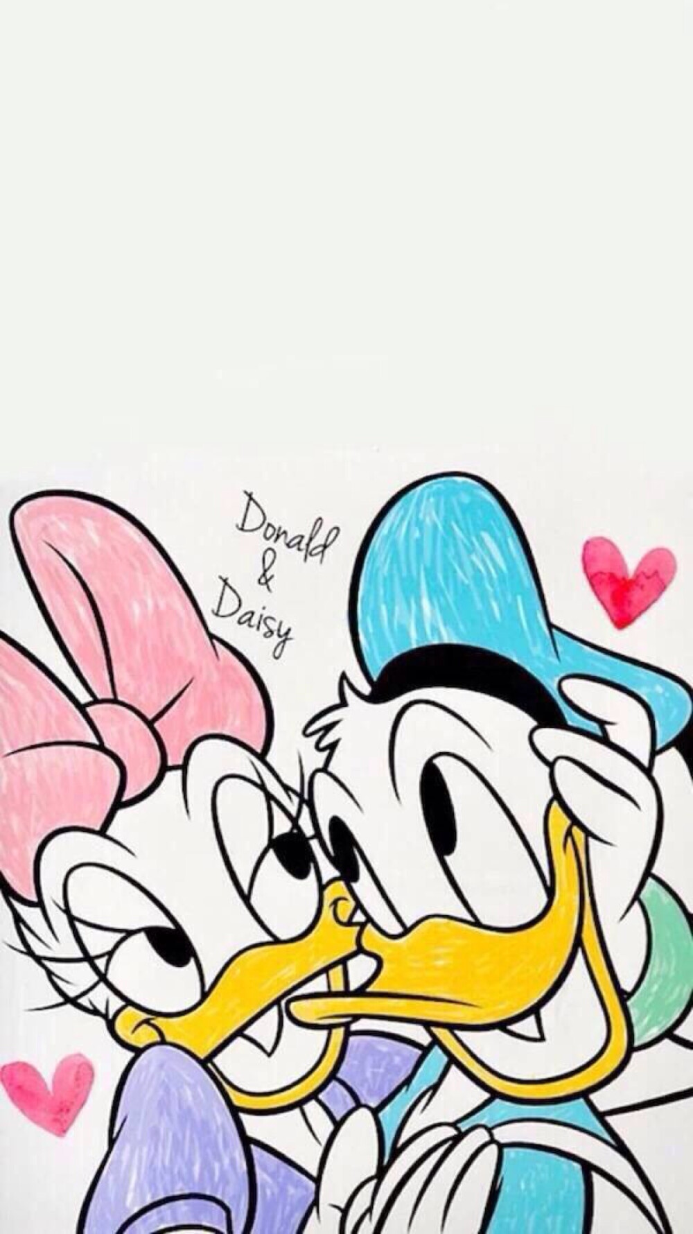 唐老鸭迪斯尼情侣可爱壁纸