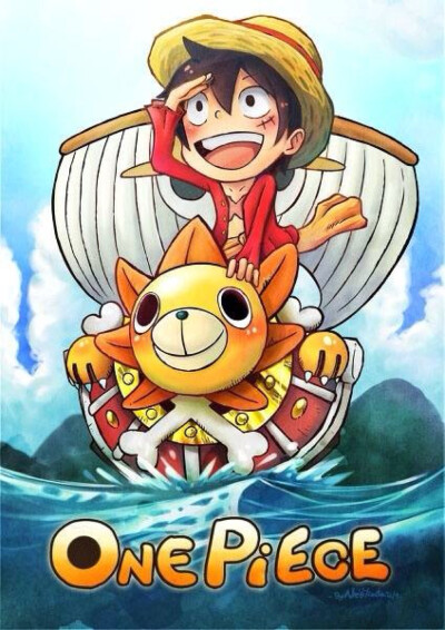 海贼王onepiece 路飞 漫画版 高清壁纸 动漫