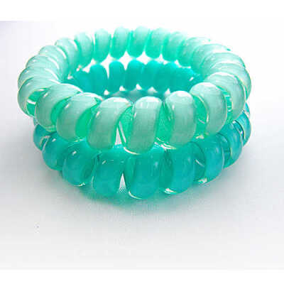 薄荷绿 发圈 有没有被迷倒