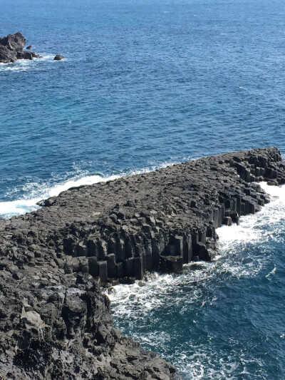 济州岛柱状节理带