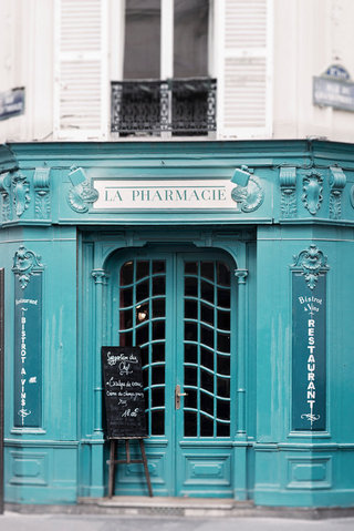 Paris Photography - La Pharmacie, France Travel Photograph, French Home Decor, Large Wall Art