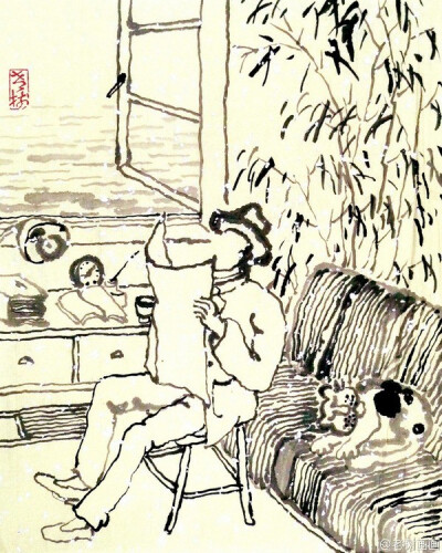 特想有间房，座落湖水旁。 不用去上班，天天晒太阳。 自己长得瘦，猫儿养得胖。 哪天一伸腿儿，埋在荒山上。