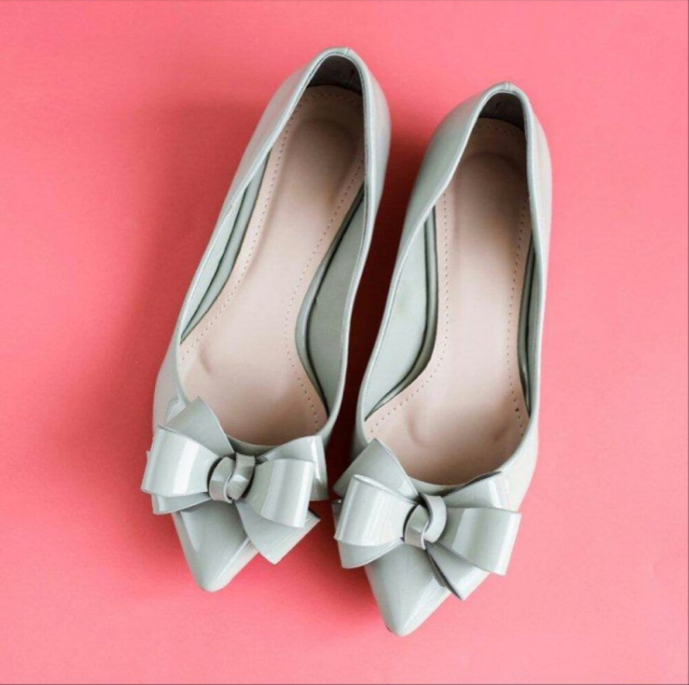 日韩新款女鞋薄荷色高跟