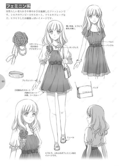 服装画法 裙子