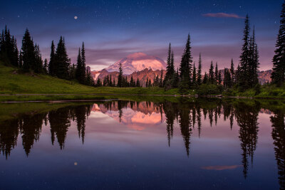 150403 - Tipsoo Lake, Washington, USA BY Michael Bolognesi