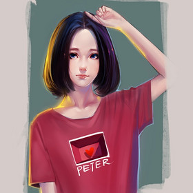 不知是怎麼畫的.求人指點.反正挺美的.出自一位插画师peterxiao.需要更多图的小伙伴请到专辑里饱眼福