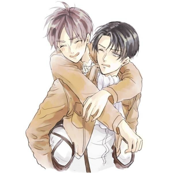 [cp]#利艾# #进击的巨人/腐人##兵长#艾伦#利威尔##动漫#自由之翼#手绘# twi@330armeria