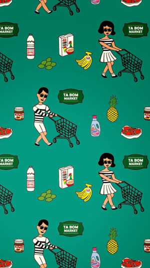 手机壁纸 锁屏壁纸 简单 平铺