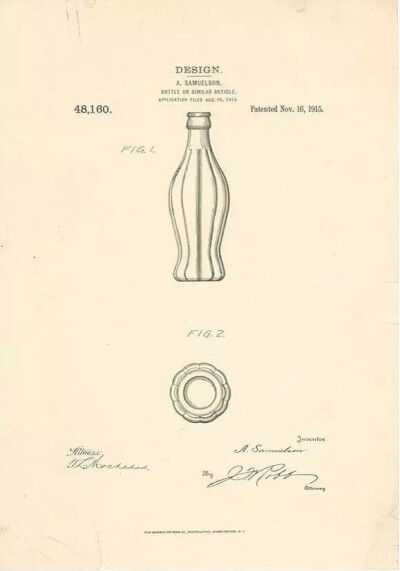 如果说把Logo遮住了，还能让你一眼认出来是什么品牌饮料的包装设计，那一定会有可口可乐的弧形瓶。距离1915年第一只可口可乐弧形瓶诞生，已经过去了一百年，全球共有3000亿个弧形瓶被销售出去。弧形瓶并不是在可口可…