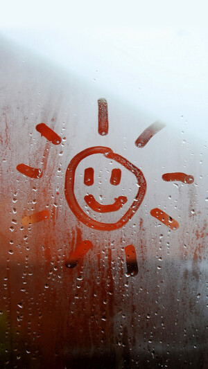 下雨天也要记得微笑 海.. LINE 换不完的手机壁纸..
