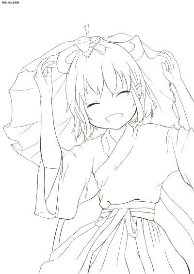 上色线稿
