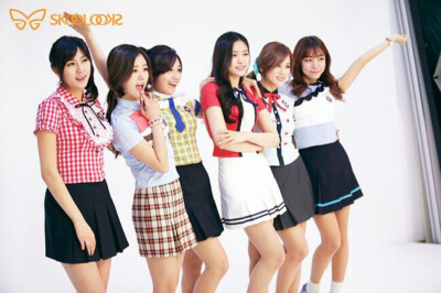 Apink 朴初瓏 尹普美 鄭恩地 孫娜恩 金南珠 吳夏榮 school look