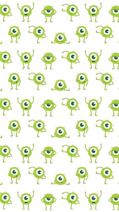 大眼怪 平铺 壁纸 大眼仔