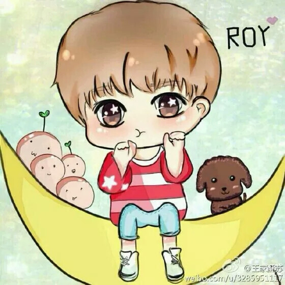 王源 Q版 wy 1108 cr:logo