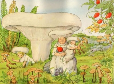 快乐的蘑菇星人——儿童绘本画家Elsa Beskow