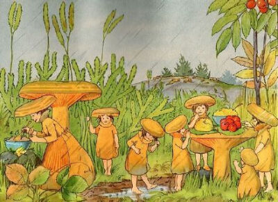 快乐的蘑菇星人——儿童绘本画家Elsa Beskow