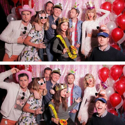 Nashville Squad featuring 4 Followills and 2 Swifts @lilyaldridge 纳什维尔小分队阵容：四只姓Followil的&amp;amp;两只姓Swift的。Lily Aldridge