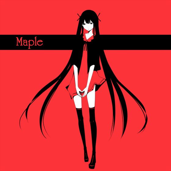 清墨系列，黑长直，黑白，插画