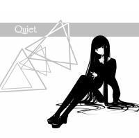 清墨系列，黑长直，黑白，插画