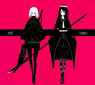 清墨系列，黑长直，黑白，插画