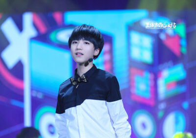 #王俊凯# #TFBOYS王俊凯# #TFBOYS# 150322 快本录制 cr logo