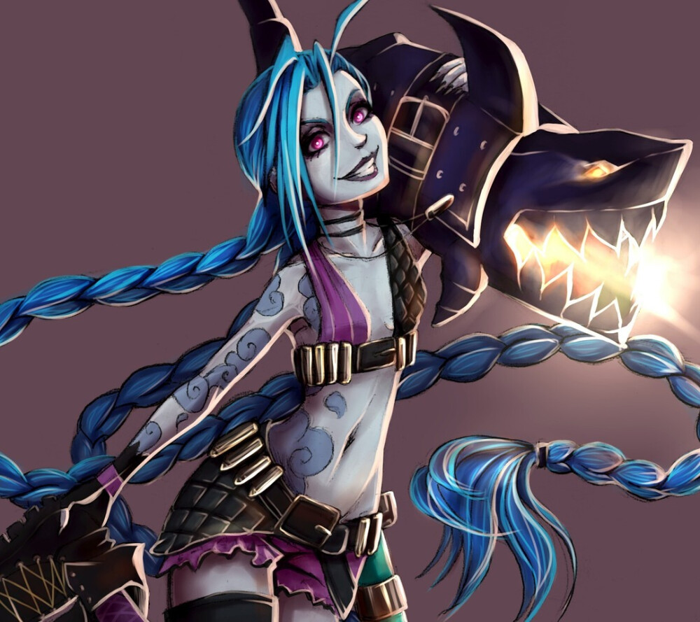 英雄联盟lol金克斯手机壁纸