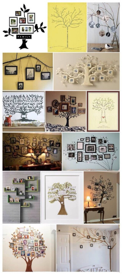 格式各样的照片墙，你爱哪一款？