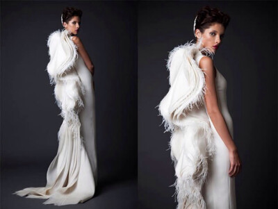 Krikor Jabotian 释出2015秋冬精致婚纱礼服系列