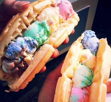 .Ice Cream Waffle