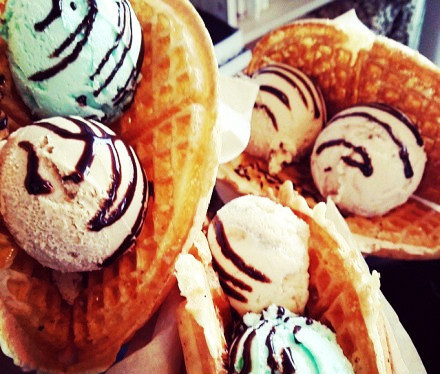 .Ice Cream Waffle