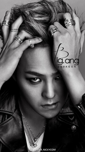 G-DRAGON权志龙#bigbang#原创高清壁纸#SUMMER-NICKY# 原创壁纸# 禁止转载 #壁纸 #锁屏 iPhone #欧美 #人物#文字#黑白