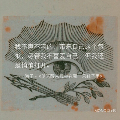 但我还是悄悄打开